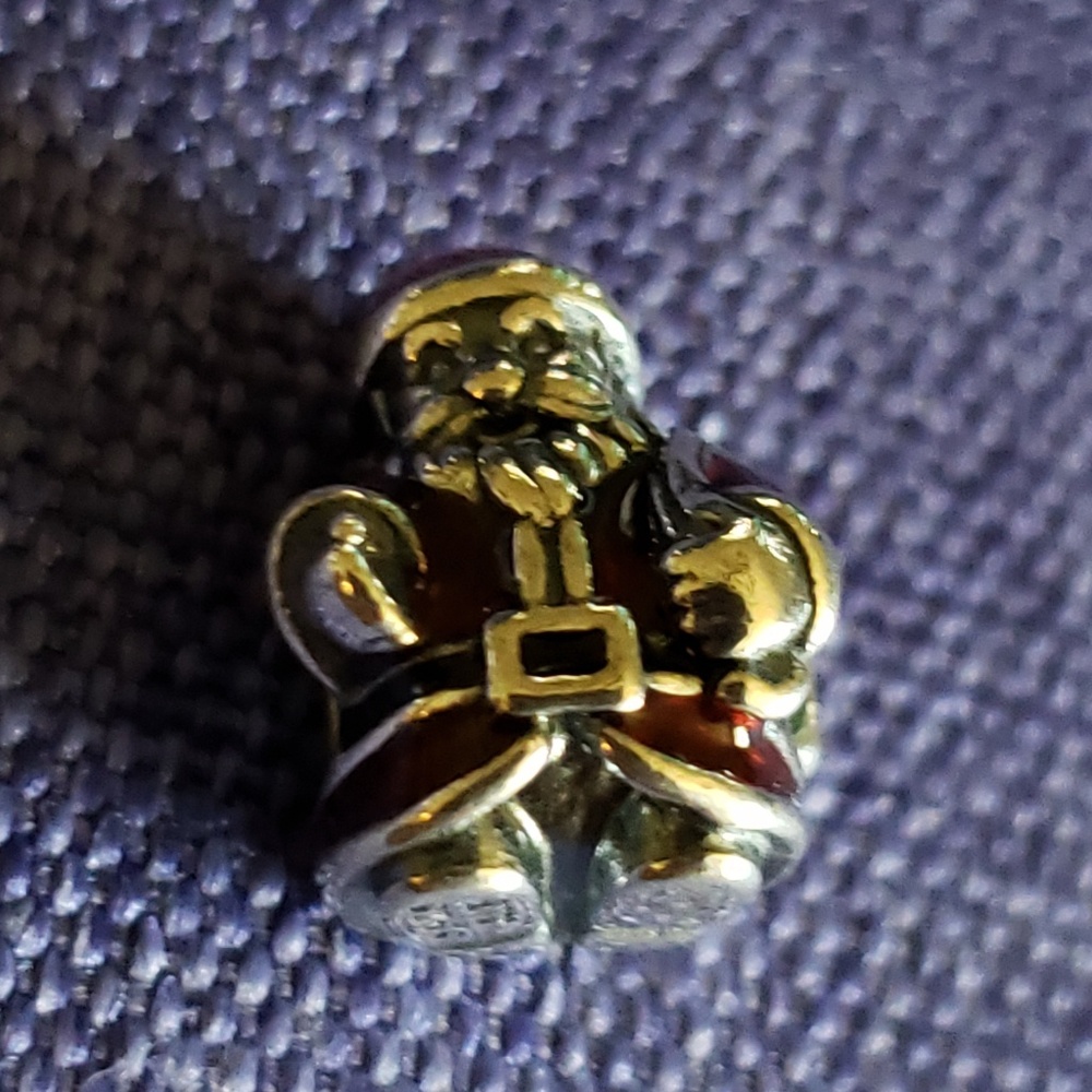 Pandora St Nick Red Enamel Charm